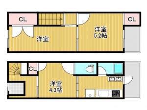 神戸市垂水区東垂水、中古一戸建ての間取り画像です