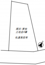 神戸市垂水区舞子坂、土地の間取り画像です