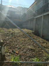 神戸市垂水区舞子坂、土地の前面道路を含む現地写真画像です