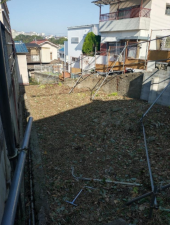 神戸市垂水区舞子坂、土地の前面道路を含む現地写真画像です