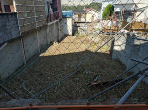 神戸市垂水区舞子坂、土地の前面道路を含む現地写真画像です
