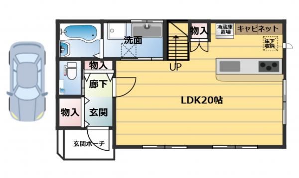 神戸市垂水区星陵台、新築一戸建ての間取り画像です