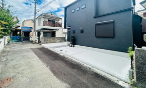 神戸市垂水区歌敷山、新築一戸建ての外観画像です
