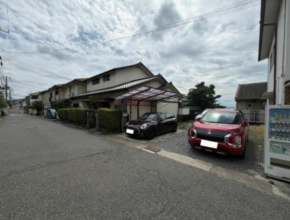神戸市垂水区西舞子、土地の前面道路を含む現地写真画像です