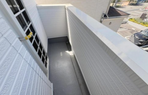 神戸市垂水区塩屋町、新築一戸建てのバルコニー画像です