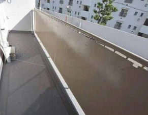 神戸市垂水区上高丸、収益物件/マンションのバルコニー画像です