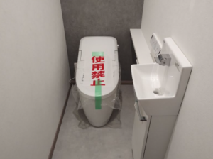 神戸市垂水区塩屋町、新築一戸建てのトイレ画像です
