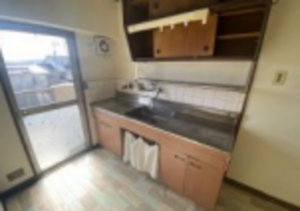 神戸市垂水区西舞子、収益物件/マンションのキッチン画像です
