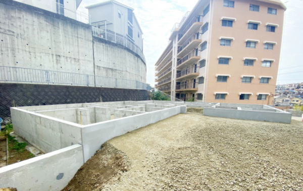 神戸市垂水区舞子坂、新築一戸建ての外観画像です
