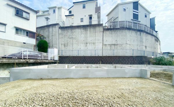 神戸市垂水区舞子坂、新築一戸建ての外観画像です
