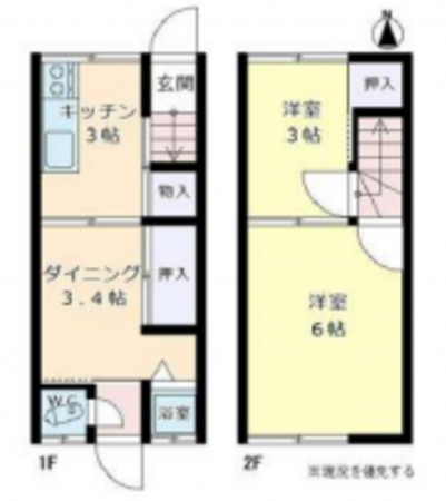 神戸市垂水区泉が丘、収益物件/住宅の間取り画像です