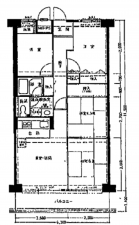 神戸市垂水区西舞子、収益物件/住宅の間取り画像です