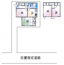 神戸市垂水区北舞子、収益物件/住宅の間取り画像です