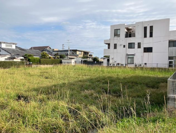 宮崎市花ケ島町、土地の画像です