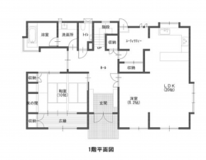 宮崎市恒久南、中古一戸建ての間取り画像です