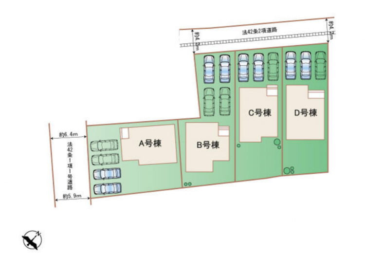宮崎市大字熊野、新築一戸建ての画像です