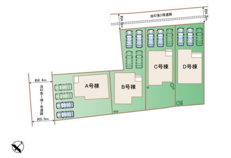 宮崎市大字熊野、新築一戸建ての画像です