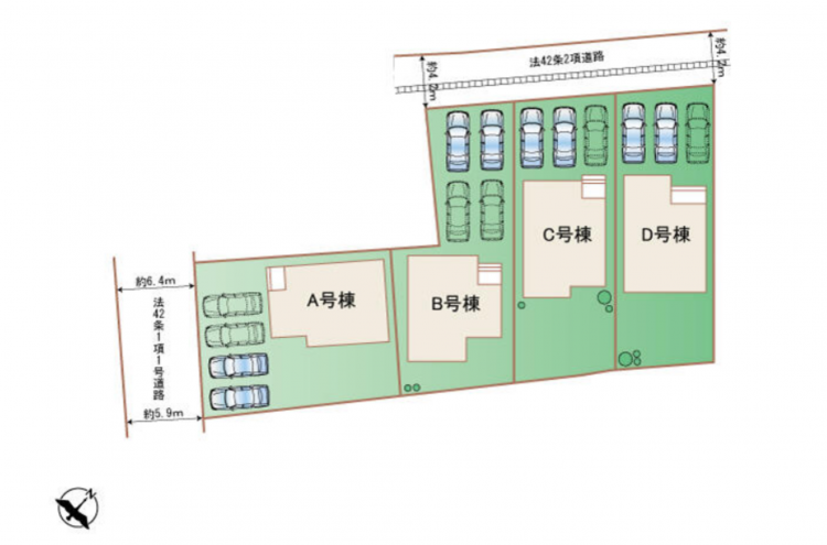 宮崎市大字熊野、新築一戸建ての画像です