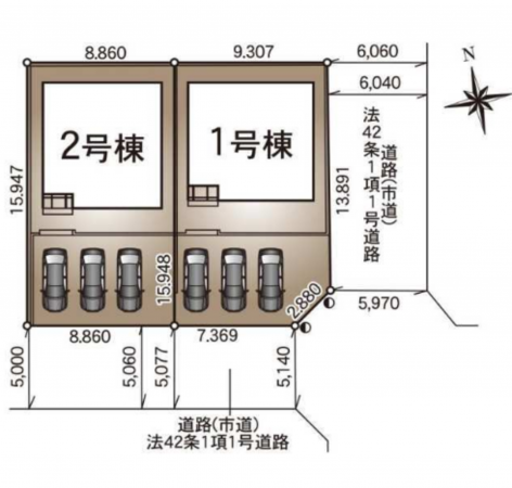 宮崎市大字赤江、新築一戸建ての画像です