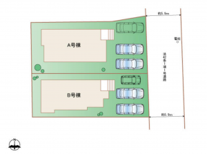 宮崎市大和町、新築一戸建ての画像です