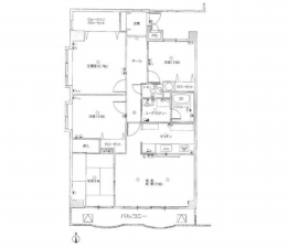 宮崎市学園木花台、マンションの間取り画像です