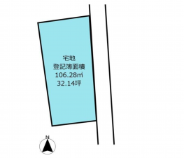 宮崎市江平東、土地の画像です