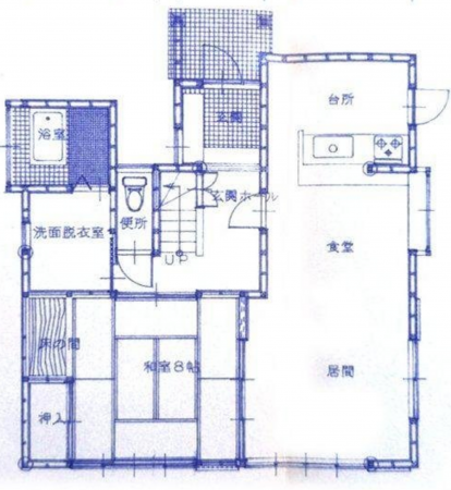 宮崎市清武町、中古一戸建ての間取り画像です