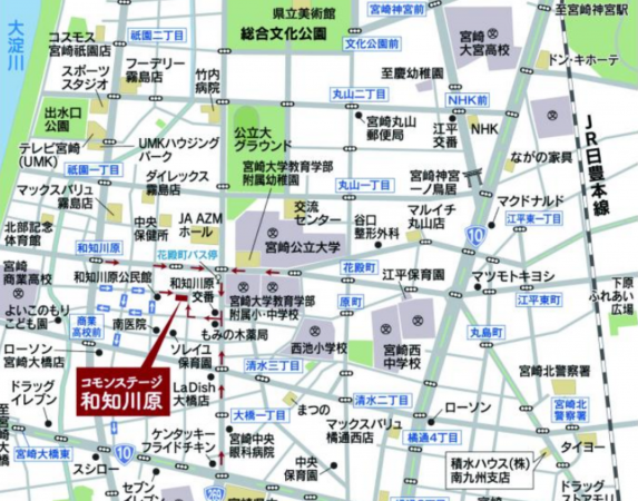 宮崎市和知川原、土地の画像です