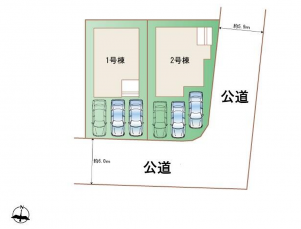 宮崎市希望ケ丘、新築一戸建ての画像です