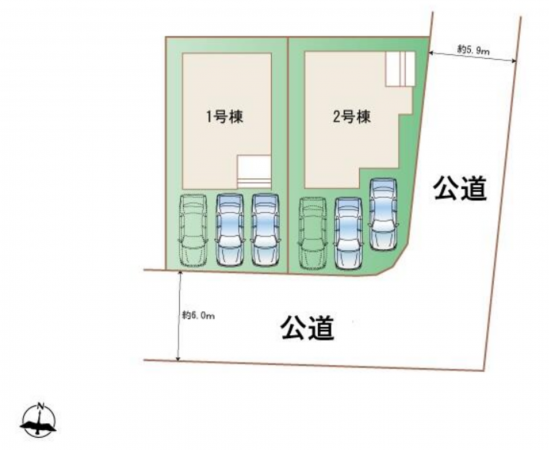 宮崎市希望ケ丘、新築一戸建ての画像です