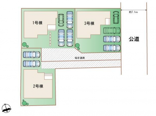 宮崎市太田、新築一戸建ての画像です
