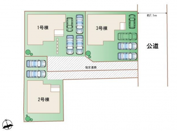 宮崎市太田、新築一戸建ての画像です