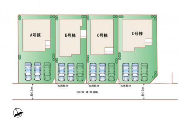 宮崎市大塚町、新築一戸建ての画像です