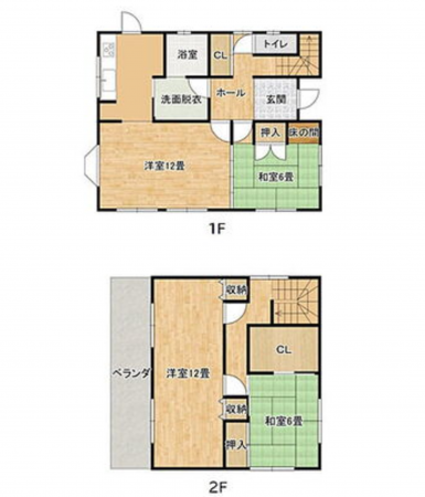 宮崎市生目台東、中古一戸建ての間取り画像です