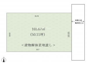 宮崎市恒久、土地の画像です
