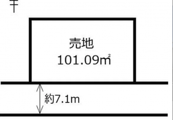 宮崎市曽師町、土地の画像です