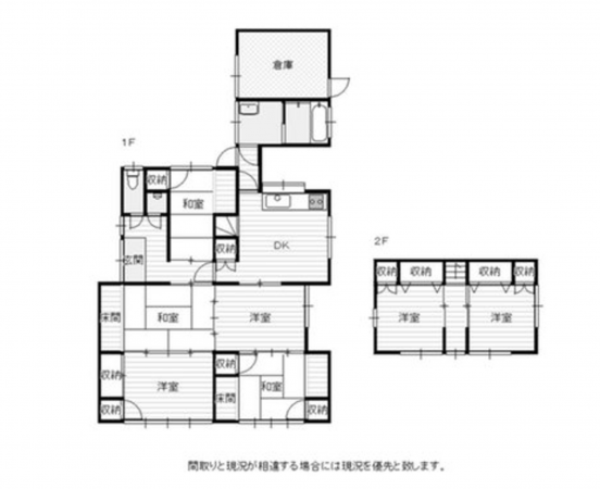 宮崎市、中古一戸建ての間取り画像です