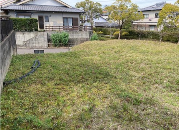 宮崎市花山手西、土地の画像です