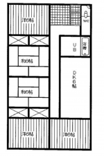 宮崎市佐土原町、中古一戸建ての間取り画像です