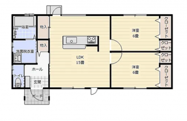 宮崎市大字恒久、中古一戸建ての間取り画像です