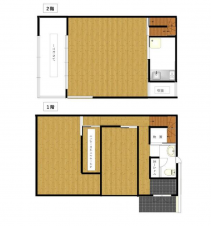 宮崎市大橋、中古一戸建ての間取り画像です