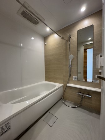 宮崎市松橋、マンションの風呂画像です