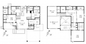 宮崎市佐土原町、中古一戸建ての間取り画像です