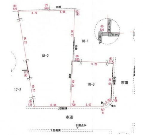 宮崎市宮田町、土地の画像です