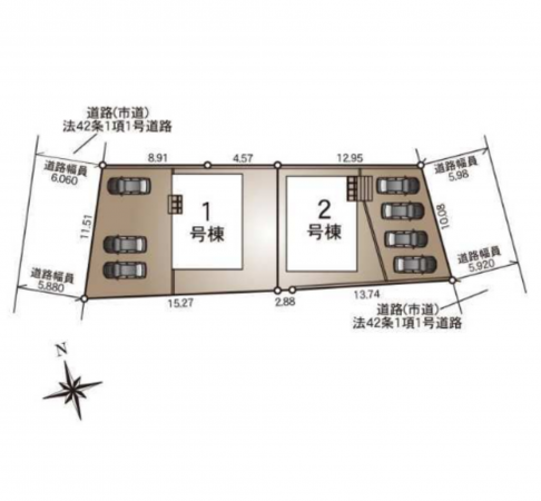 宮崎市谷川、新築一戸建ての画像です