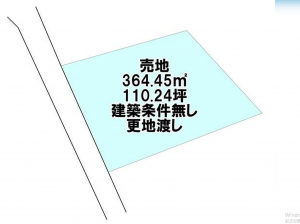 宮崎市大字折生迫、土地の間取り画像です