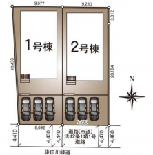宮崎市大王町、新築一戸建ての画像です