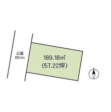 宮崎市大字赤江、土地の間取り画像です