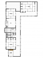 宮崎市青島、中古一戸建ての間取り画像です