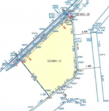 宮崎市大坪東、土地の間取り画像です